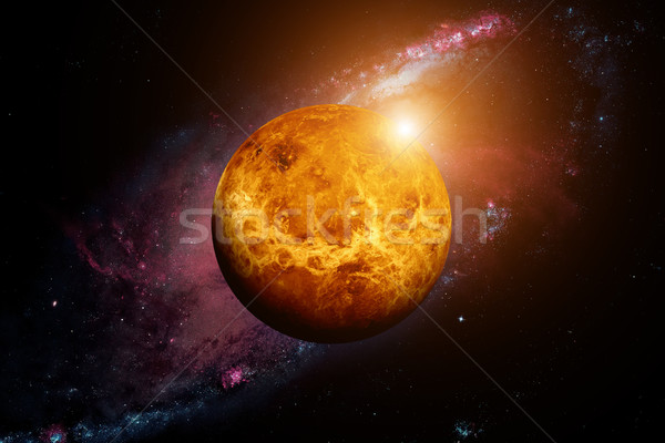 Foto stock: Planeta · elementos · imagem · sistema · solar · segundo · sol