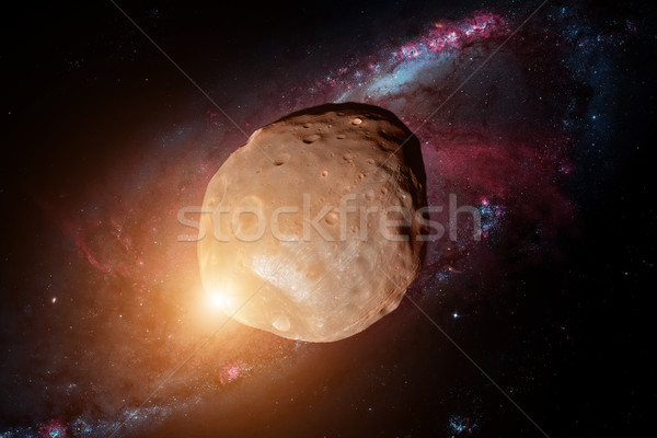 Phobos is the largest natural satellite of Mars. Stock photo © NASA_images