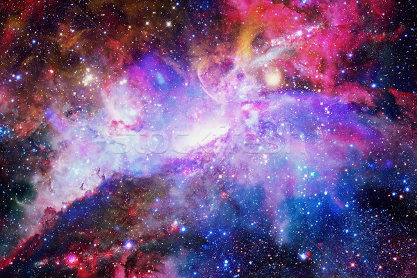 Galaxy and nebula. Elements of this Image Furnished by NASA Stock photo © NASA_images