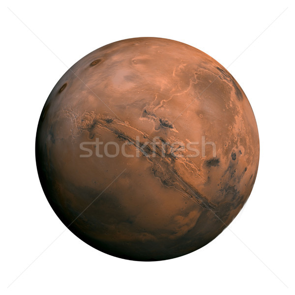 Solar System - Mars. Isolated planet on white background. Stock photo © NASA_images