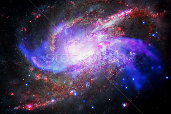 Galaxy and nebula. Elements of this Image Furnished by NASA Stock photo © NASA_images