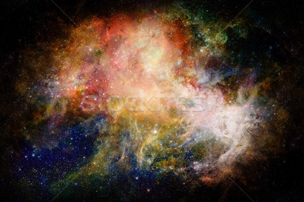 Nebula and galaxy in space. Elements of this image furnished by NASA. Stock photo © NASA_images