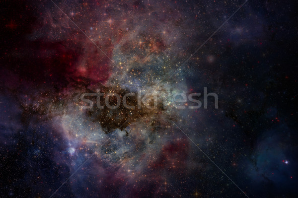 Nebula galaksi Yıldız elemanları görüntü soyut Stok fotoğraf © NASA_images