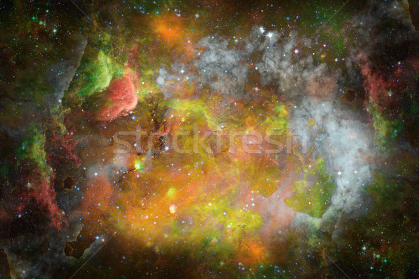 Nebula and galaxy in space. Elements of this image furnished by NASA. Stock photo © NASA_images