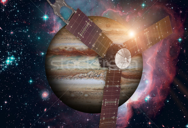 Juno spacecraft and Jupiter. Stock photo © NASA_images
