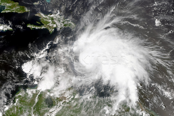熱帶 氣旋 加勒比的 海 分子 圖像 商業照片 © NASA_images