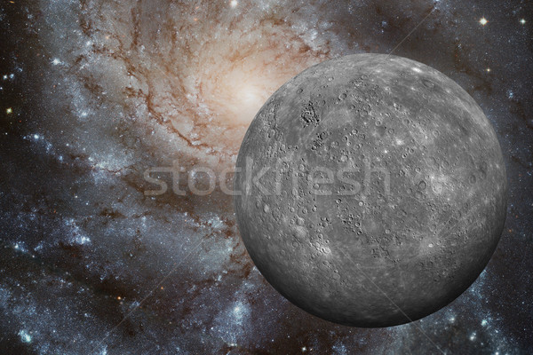 Solar System - Mercury. It is the smallest planet in the Solar S Stock photo © NASA_images
