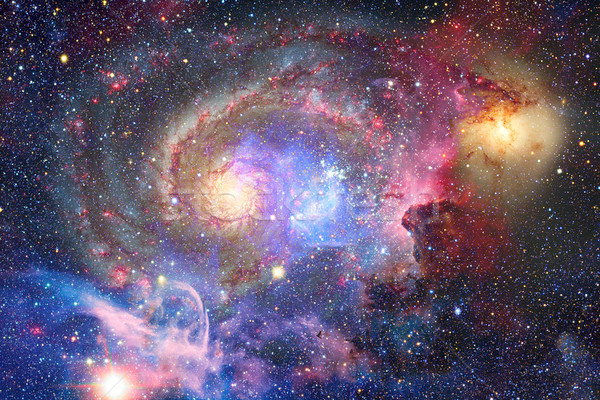 Galaxy and Nebula. Abstract space background. Stock photo © NASA_images