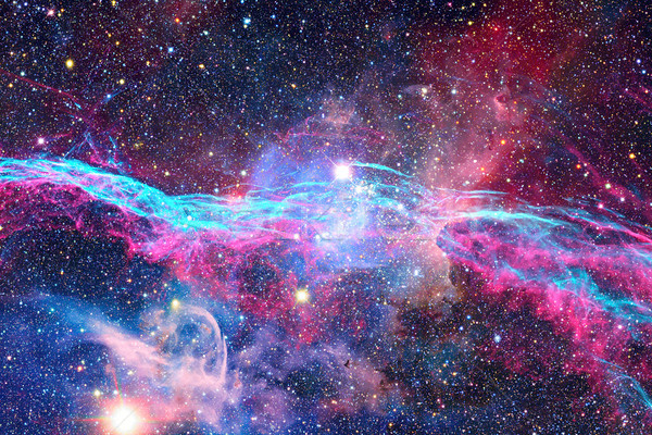 Nebulosa estrellas espacio exterior elementos imagen fondo Foto stock © NASA_images