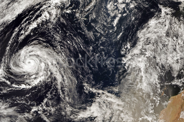 Gigant huragan elementy obraz przestrzeni niebo Zdjęcia stock © NASA_images
