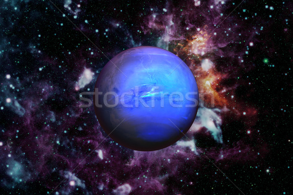 Planet Neptune. Outer space background. Stock photo © NASA_images