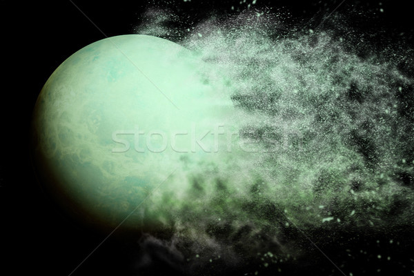 Planeet explosie communie afbeelding science fiction kunst Stockfoto © NASA_images