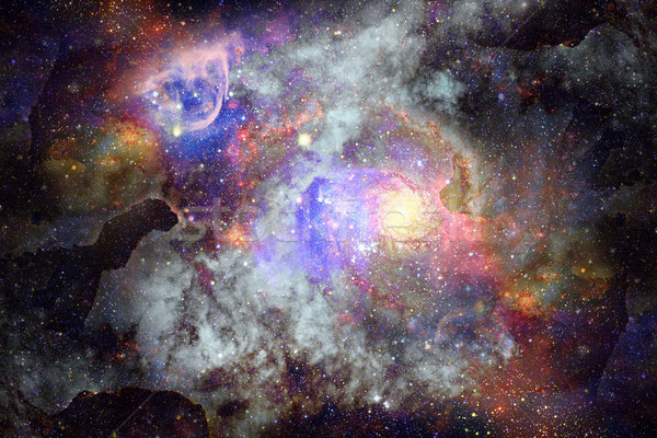 Görüntü nebula derin uzay elemanları soyut Stok fotoğraf © NASA_images
