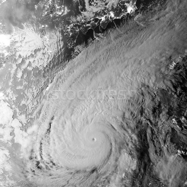 Stock fotó: Trópusi · vihar · elemek · kép · hurrikán · tájkép