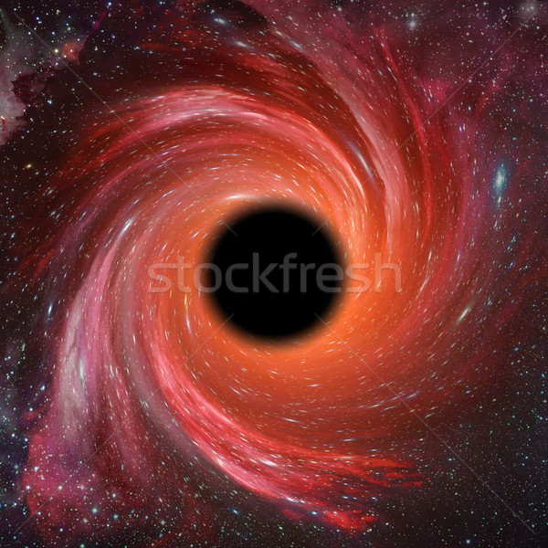 Czarna dziura przestrzeni elementy obraz świetle nauki Zdjęcia stock © NASA_images
