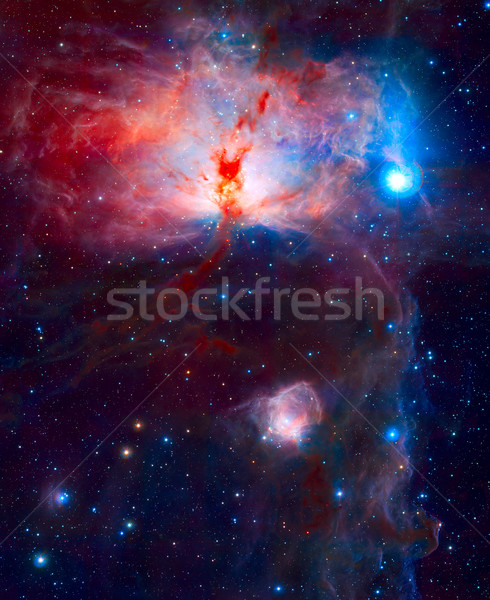 Region Flamme Nebel Konstellation spektakuläre Elemente Stock foto © NASA_images