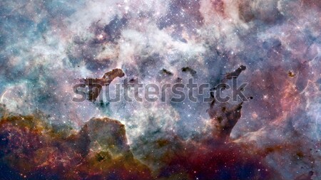 Eagle Nebula. Gas and dust rises from the stellar nursery. Stock photo © NASA_images