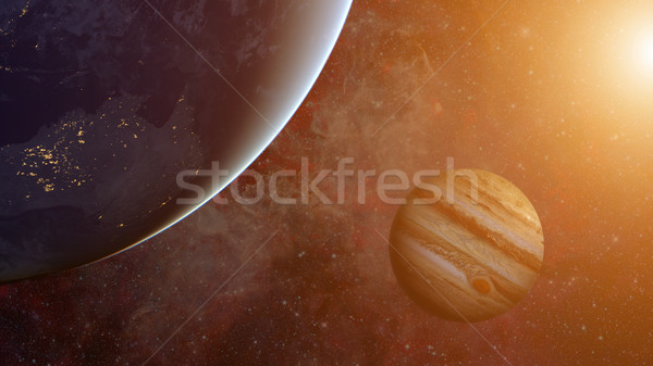 Solar System - Jupiter. Science background. Stock photo © NASA_images