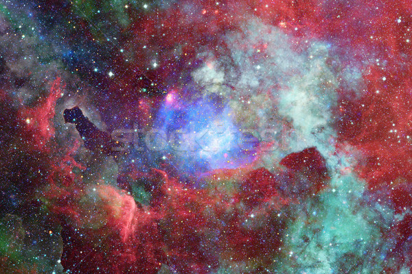 Nevelvlek sterren de kosmische ruimte communie afbeelding wolken Stockfoto © NASA_images