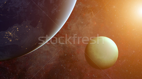 Solar System - Uranus. Science background. Stock photo © NASA_images