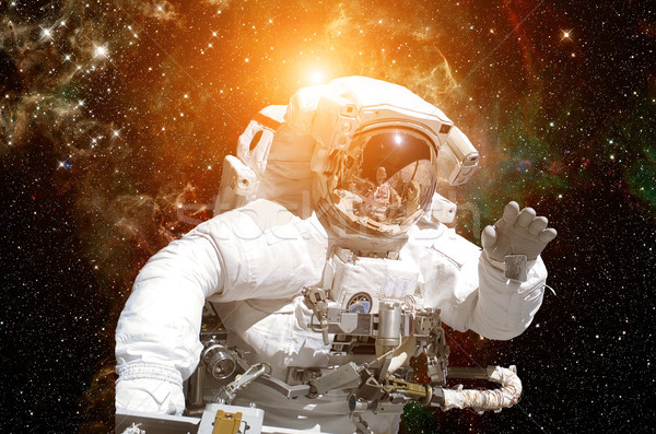 Astronaut spatiul cosmic element imagine cer tehnologie Imagine de stoc © NASA_images