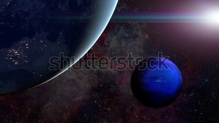 Solar System - Mercury. Science background. Stock photo © NASA_images