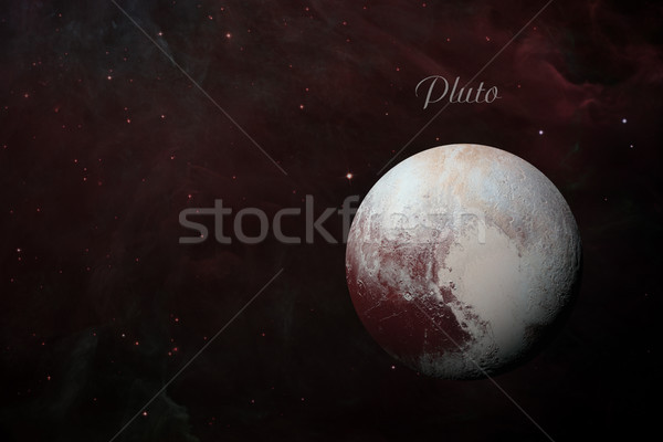Foto stock: Sistema · solar · plutão · anão · planeta · cinto · anel