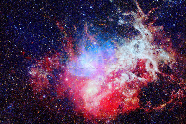 Beautiful nebula and Galaxy. Elements of this Image Furnished by Stock photo © NASA_images