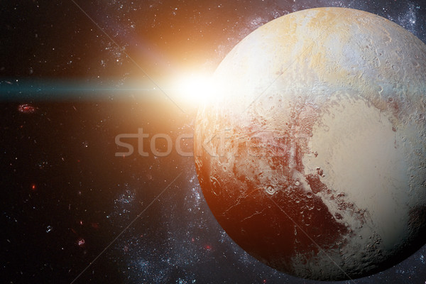 Solar System - Pluto. It is a dwarf planet in the Kuiper belt. Stock photo © NASA_images