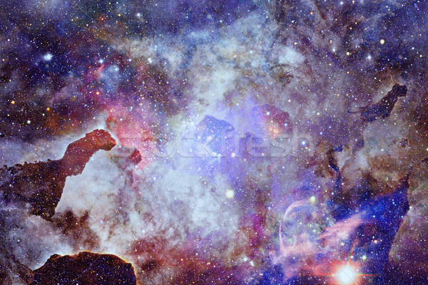 Beautiful nebula and Galaxy. Elements of this Image Furnished by NASA Stock photo © NASA_images