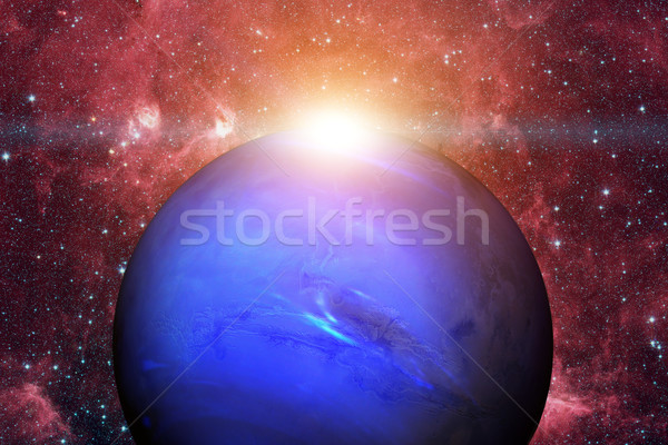 太陽系 惑星 太陽 巨人 14 要素 ストックフォト © NASA_images