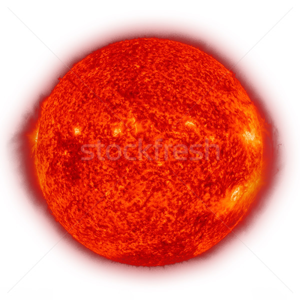 Solar System Sun Isolated Planet On White Background
