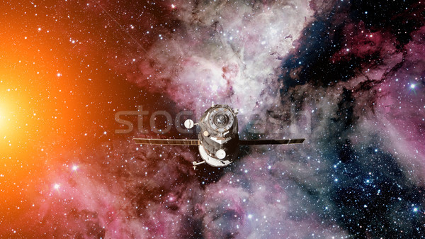 Spacecraft Progress orbiting the earth. Stock photo © NASA_images