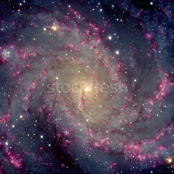 Feux d'artifice galaxie spirale image ciel Photo stock © NASA_images