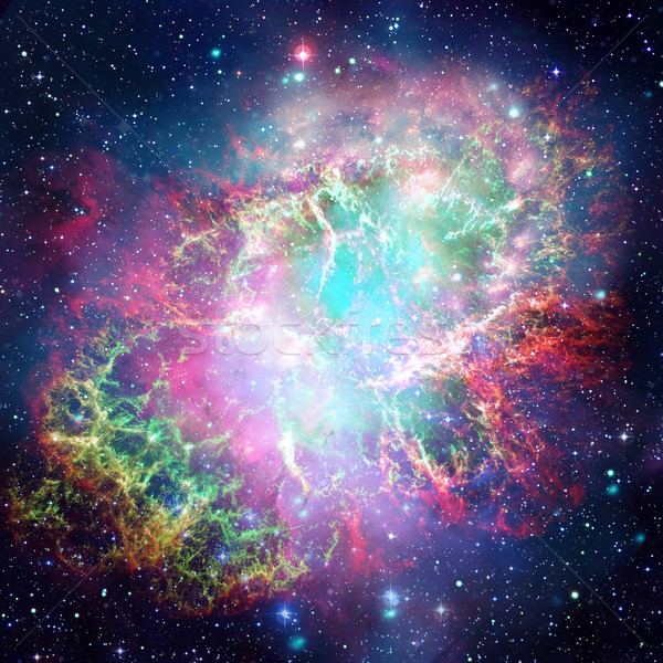 Kolorowy przestrzeni mgławica elementy obraz gwiazdki Zdjęcia stock © NASA_images