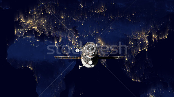 Postęp ziemi elementy obraz technologii statku Zdjęcia stock © NASA_images