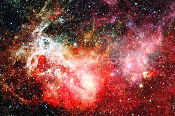 Beautiful nebula and Galaxy. Elements of this Image Furnished by NASA Stock photo © NASA_images