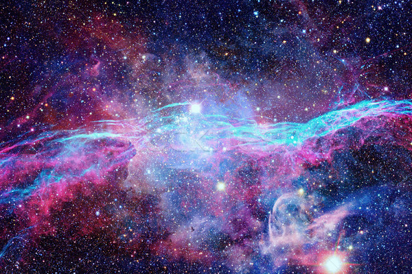 Kolorowy mgławica otwarte gwiazdki wszechświata Zdjęcia stock © NASA_images
