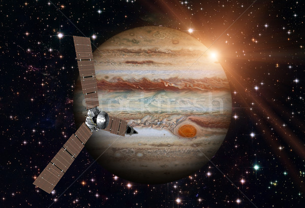 Juno spacecraft and Jupiter. Stock photo © NASA_images