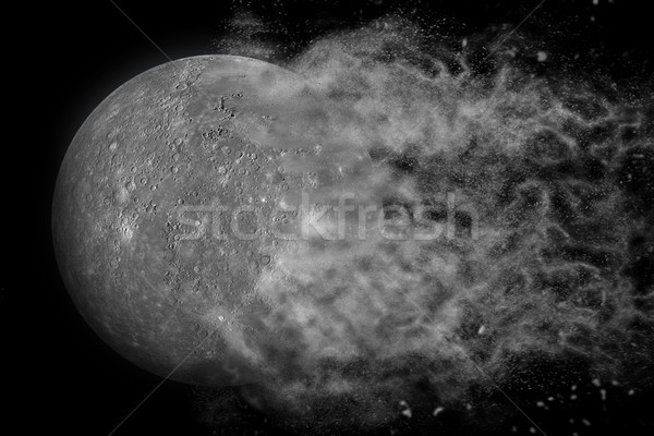 Planet Explosion - Mercury. Elements of this image furnished by NASA Stock photo © NASA_images