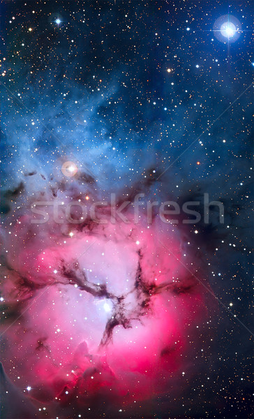 Nevelvlek sterrenbeeld regio emissie reflectie donkere Stockfoto © NASA_images