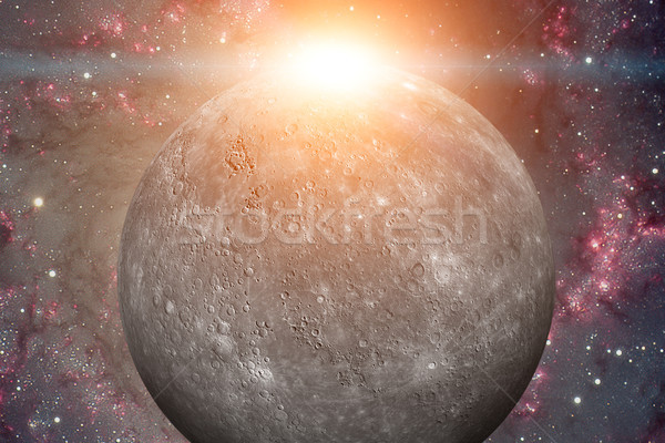 Solar System - Mercury. It is the smallest planet in the Solar System. Stock photo © NASA_images