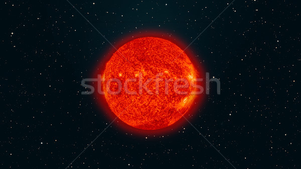 Stock photo: Solar System - Sun. Elements of this image furnished by NASA.