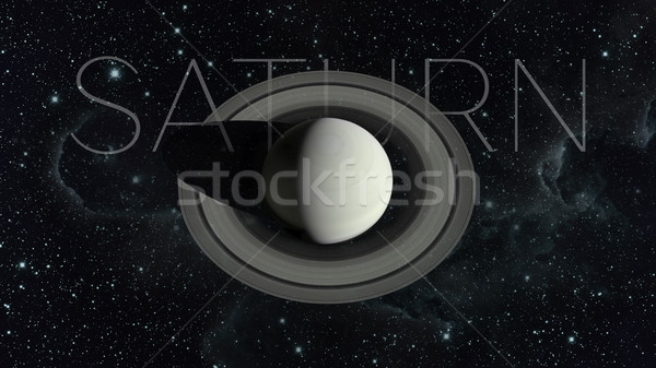 Imagine de stoc: Sistemul · solar · planetă · soare · gaz · gigant · inel