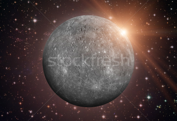 Solar System - Mercury. Its the smallest planet from the Sun. Stock photo © NASA_images