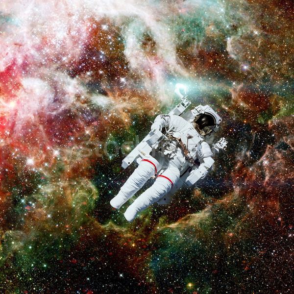 Astronauta espacio exterior nebulosa elementos imagen hombre Foto stock © NASA_images