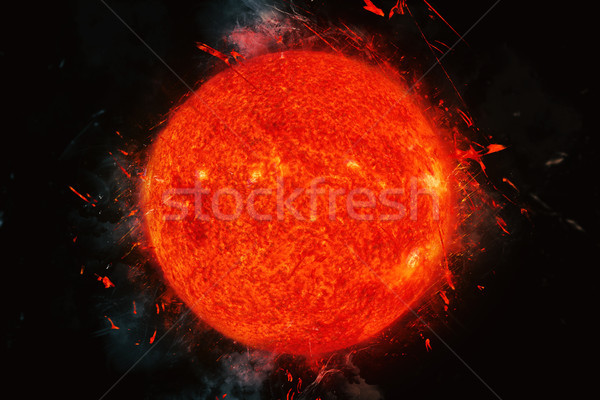 Zdjęcia stock: Planety · sztuki · słońce · elementy · obraz · fantastyka · naukowa