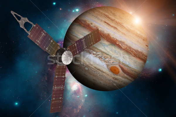 Juno spacecraft and Jupiter. Stock photo © NASA_images