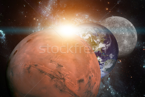 Solaranlage vierte Planeten Sonne dünne Stimmung Stock foto © NASA_images