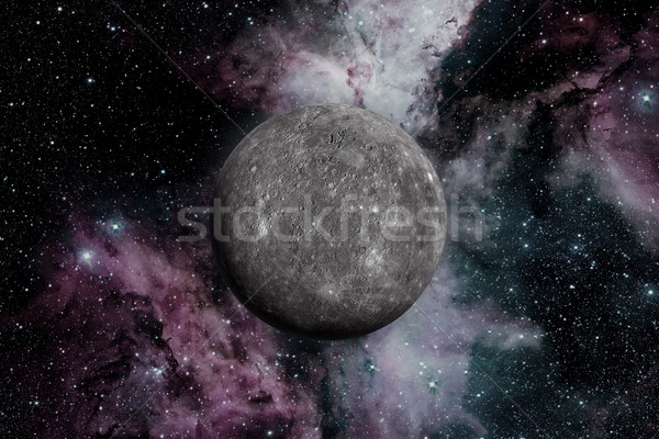 Planet Mercury. Outer space background. Stock photo © NASA_images